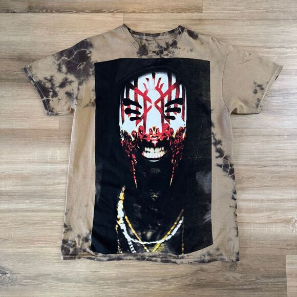 Sleep Token Vessel Tan And Black Tie Dye Shirt Size Medium Heavy Metal Rock - Picture 1 of 4